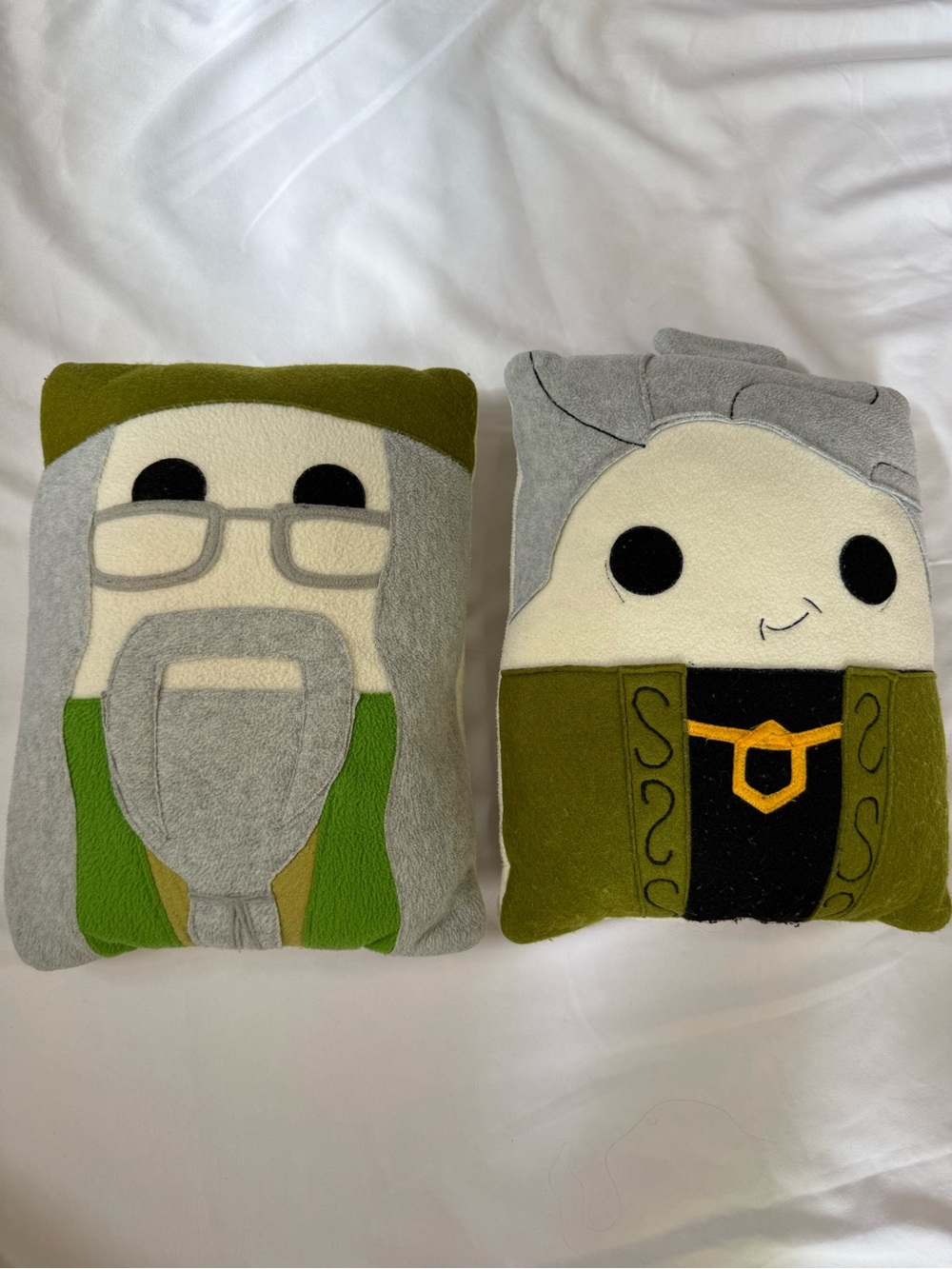 Professor Dumbledore and Mcgonagall Character Pillow Set